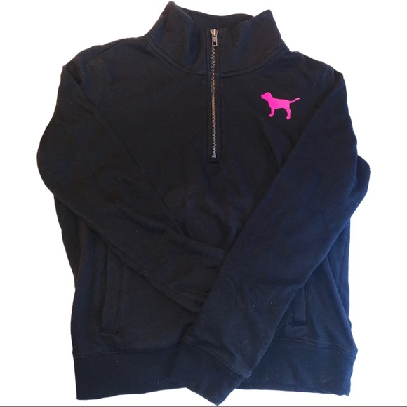 VS PINK Half-Zip Sweatshirt - Picture 3 of 6